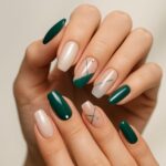Uñas verdes, sanas con nuestro serum vianchic nails uñas acrlicas diseño de uñas acrilicas modelo de uñas acrilicas uñas acrilicas rojas imagenes de uñas acrilicas decoración de uñas acrilicas