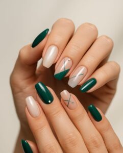 Uñas verdes, sanas con nuestro serum vianchic nails uñas acrlicas diseño de uñas acrilicas modelo de uñas acrilicas uñas acrilicas rojas imagenes de uñas acrilicas decoración de uñas acrilicas